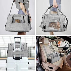 Cat bag portable cat backpack breathable small pet outing bag cat take-out portable pet bag outing portable bag