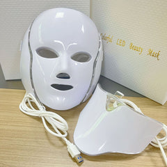LED Facial Mask Therapy white