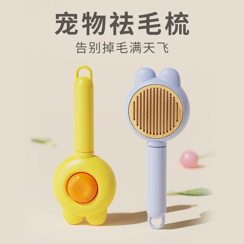Pet hair removal brush