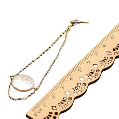 White Natural Water Pearl Baroque Pearl