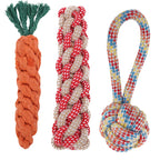 Durable Dog Chew Rope Toy – Teeth Cleaning & Tug of War Toy