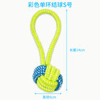 Durable Dog Chew Rope Toy – Teeth Cleaning & Tug of War Toy