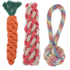 Durable Dog Chew Rope Toy – Teeth Cleaning & Tug of War Toy