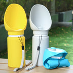 Portable Silicone Dog Water Bottle – Leak-Proof Travel Water Dispenser for Dogs
