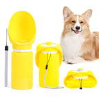 Portable Silicone Dog Water Bottle – Leak-Proof Travel Water Dispenser for Dogs