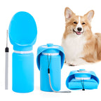 Portable Silicone Dog Water Bottle – Leak-Proof Travel Water Dispenser for Dogs