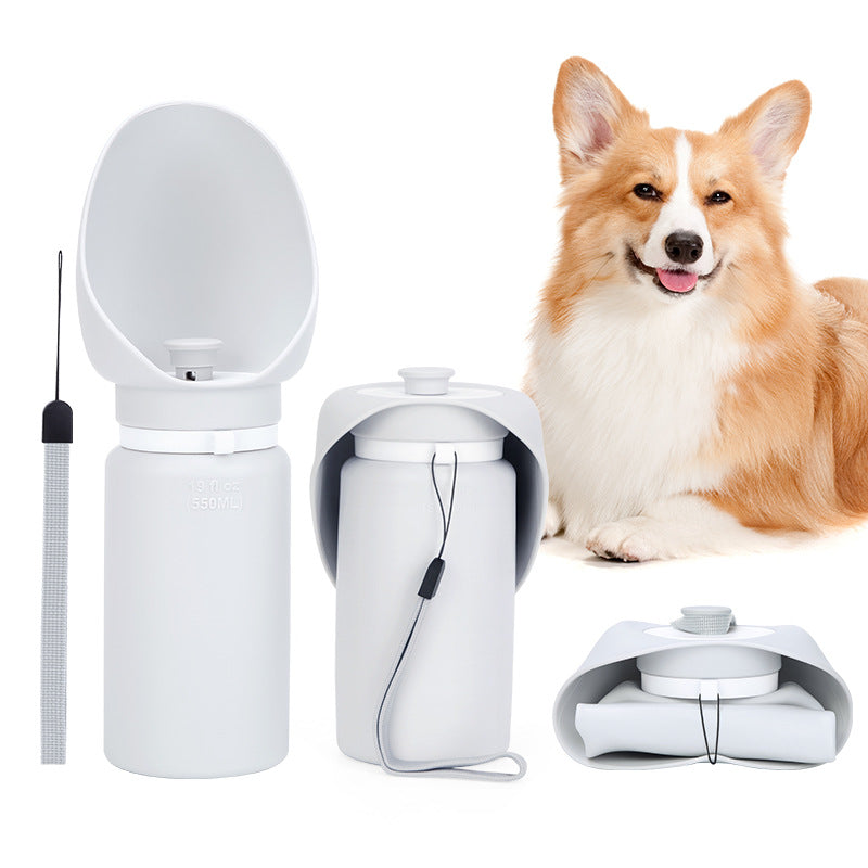 Portable Silicone Dog Water Bottle – Leak-Proof Travel Water Dispenser for Dogs