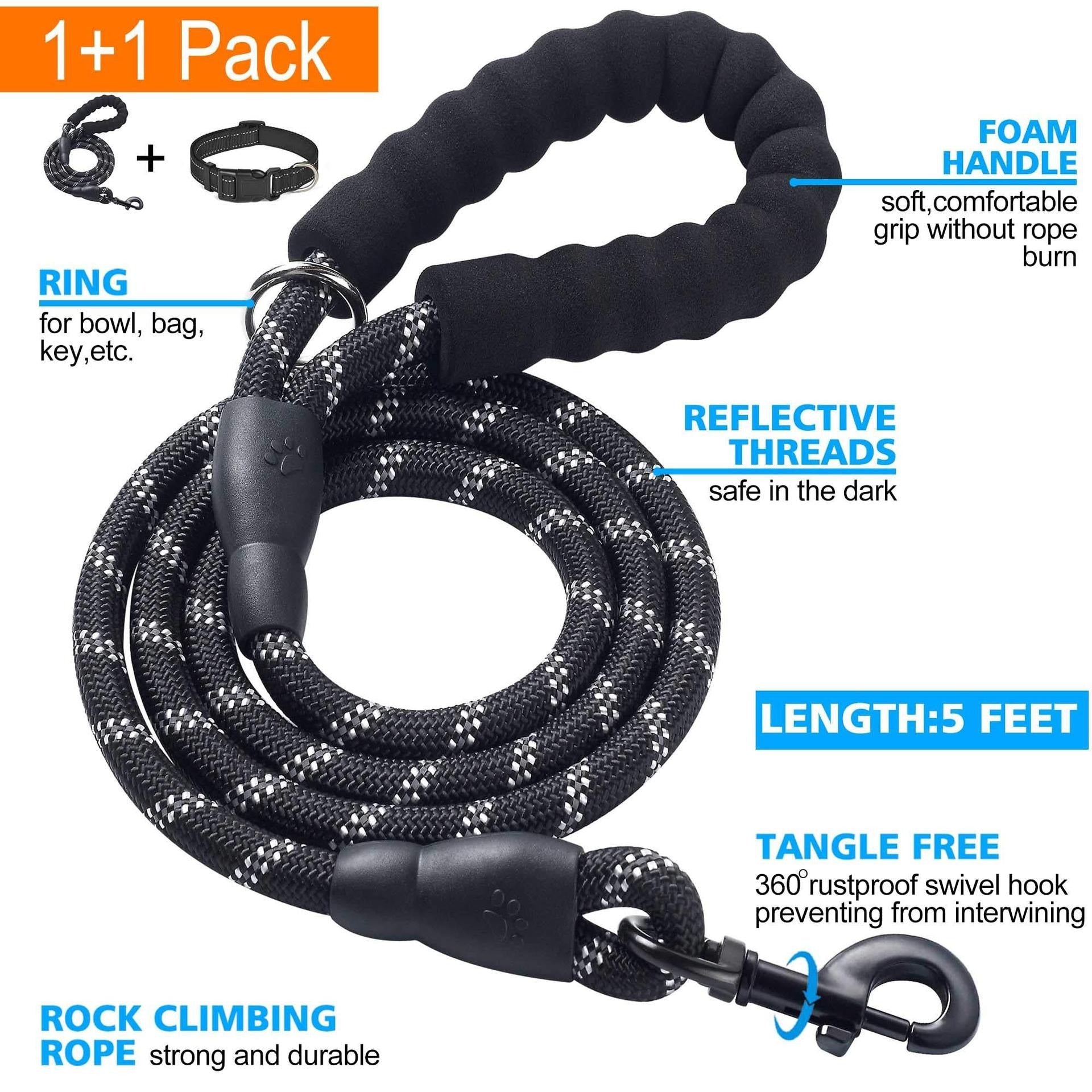 Adjustable Dog Leash for Walking, Training & Outdoor Adventures - beotariky