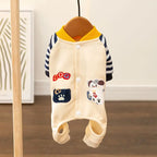 Autumn and winter Korean version of dog clothes cute cartoon four-legged clothes for small and medium-sized dogs Teddy puppy sweater cat clothing