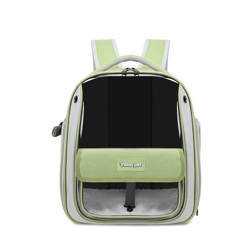 Cat backpack, school bag, shoulder bag, pet bag, travel bag for cats, dog and cat supplies, transparent, large capacity, portable cat bag