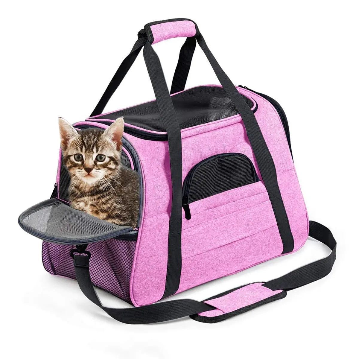 Cat bag portable cat backpack breathable small pet outing bag cat take-out portable pet bag outing portable bag