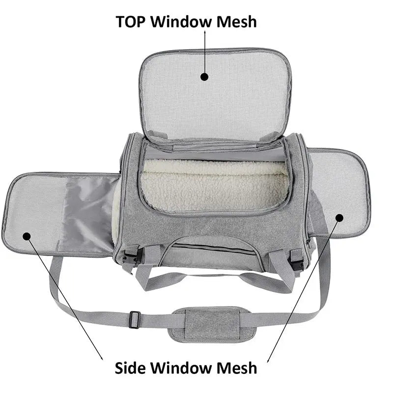 Cat bag portable cat backpack breathable small pet outing bag cat take-out portable pet bag outing portable bag