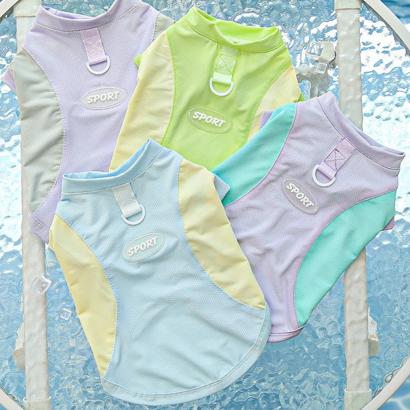 dog clothes cat clothes Ice silk spring and summer