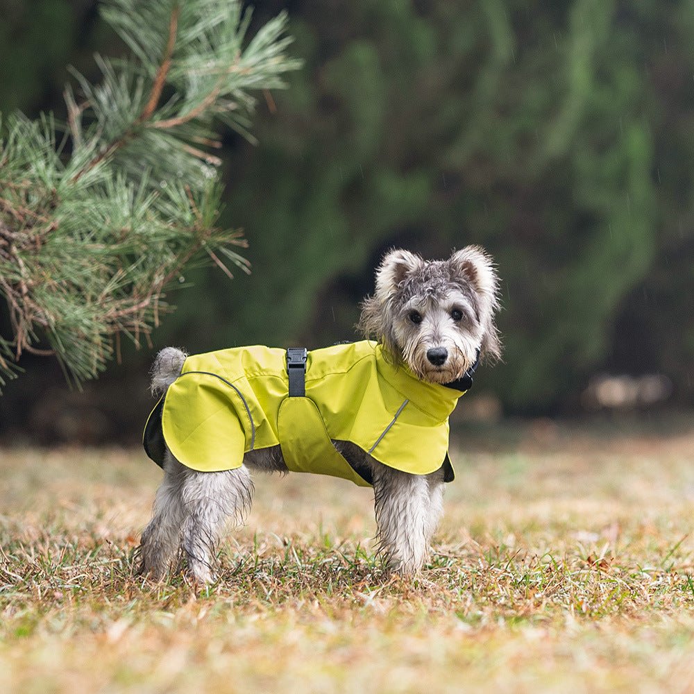 Dog Raincoat Medium and Small Dog poncho raincoat 黄色