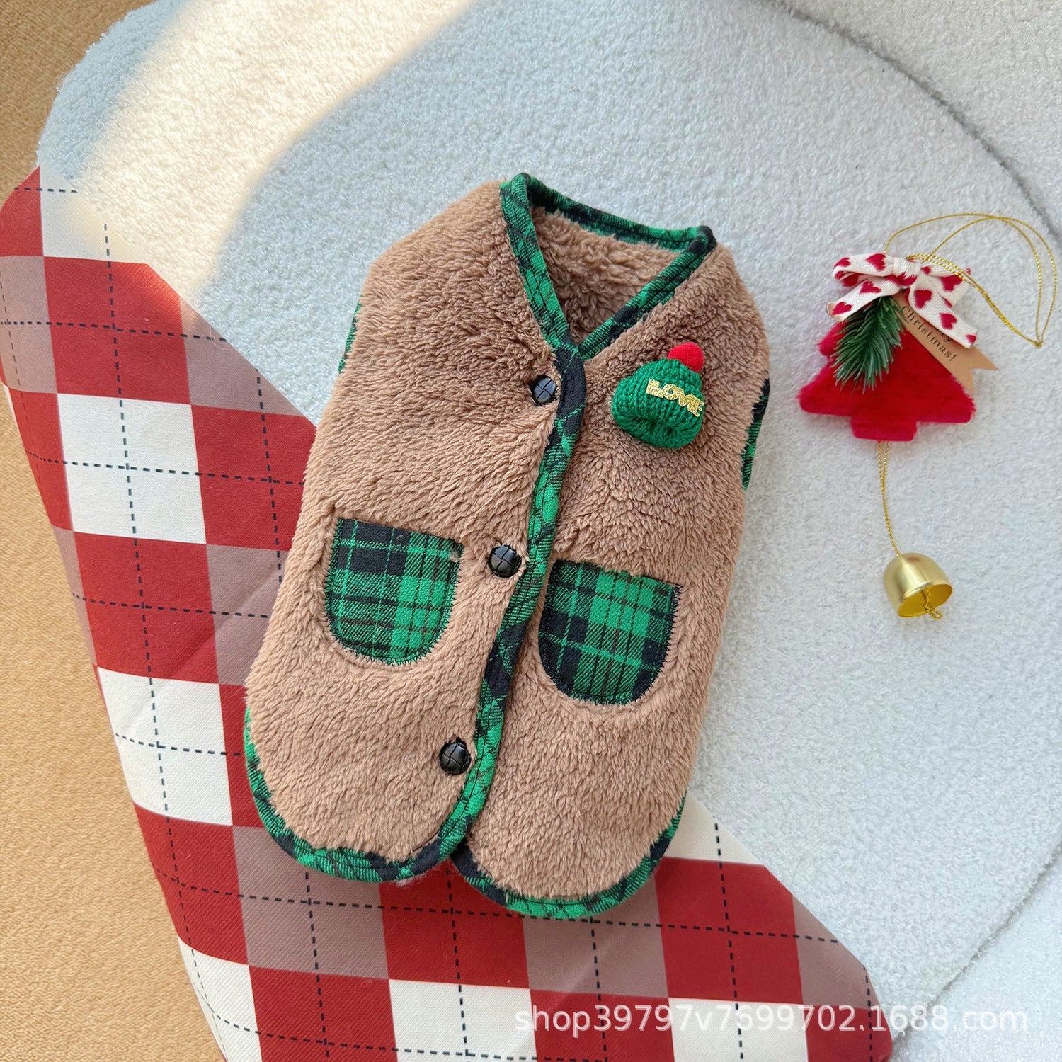 Buy dog clothes online Pet Clothes Christmas Style dog clothes dog cloths green