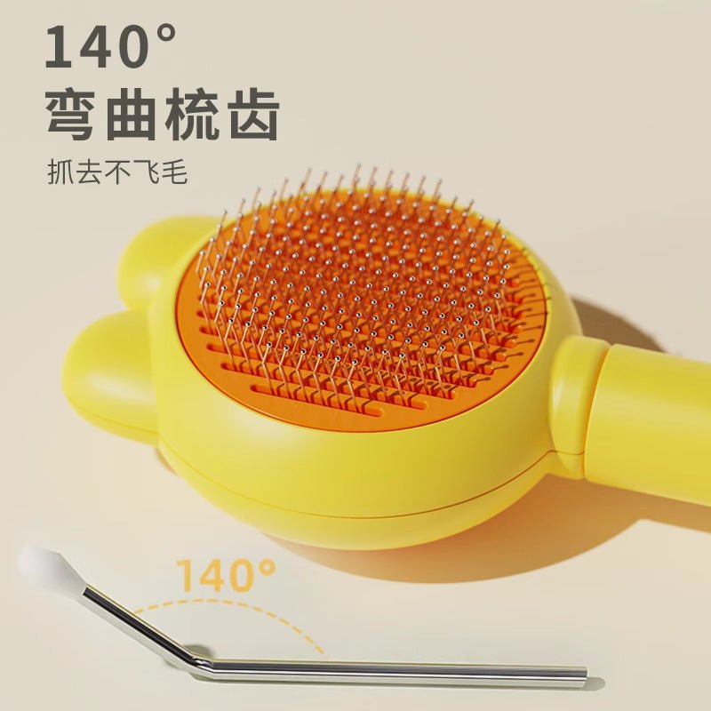 Pet hair removal brush