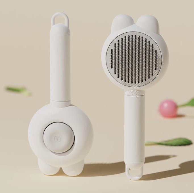 Pet hair removal brush