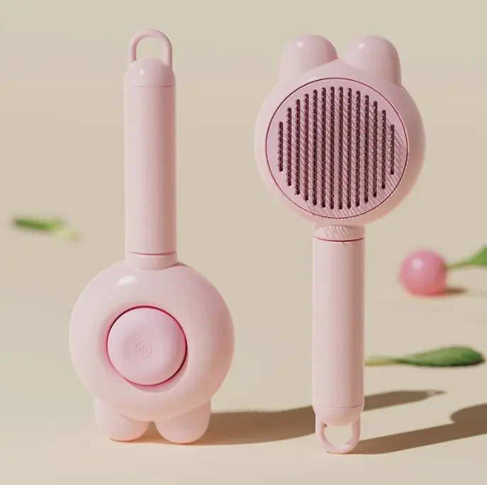 pet hair remover Brush -beotariky pink