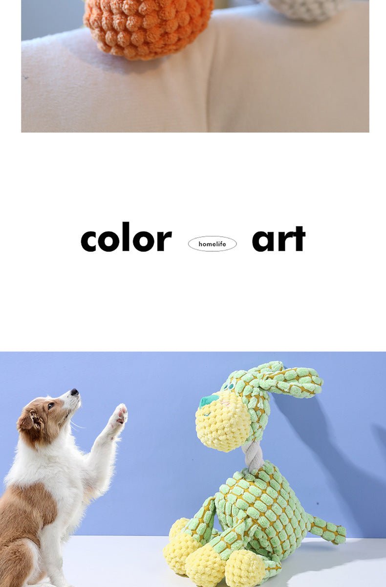 Pet Toy Dog Chew Sound Toy Funny Donkey Durable Chew Toy Pet Plush Toy Interactive Dog Toy