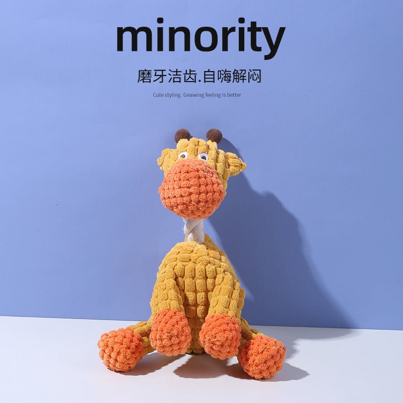 Pet Toy Dog Chew Sound Toy Funny Donkey Durable Chew Toy Pet Plush Toy Interactive Dog Toy