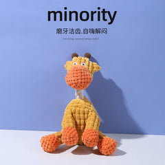 Pet Toy Dog Chew Sound Toy Funny Donkey Durable Chew Toy Pet Plush Toy Interactive Dog Toy