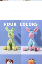 Pet Toy Dog Chew Sound Toy Funny Donkey Durable Chew Toy Pet Plush Toy Interactive Dog Toy