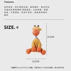 Pet Toy Dog Chew Sound Toy Funny Donkey Durable Chew Toy Pet Plush Toy Interactive Dog Toy