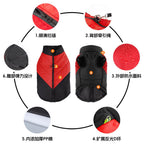 Thickened warm pet clothes
